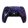 PS5 Custom Controller Amethyst lila kristall Design Vorderansicht