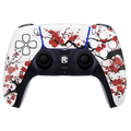 PS5 Custom Controller Red Sakura für PS5 und PC