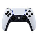 PS5 Custom Controller White weiß minimalistisch Vorderansicht