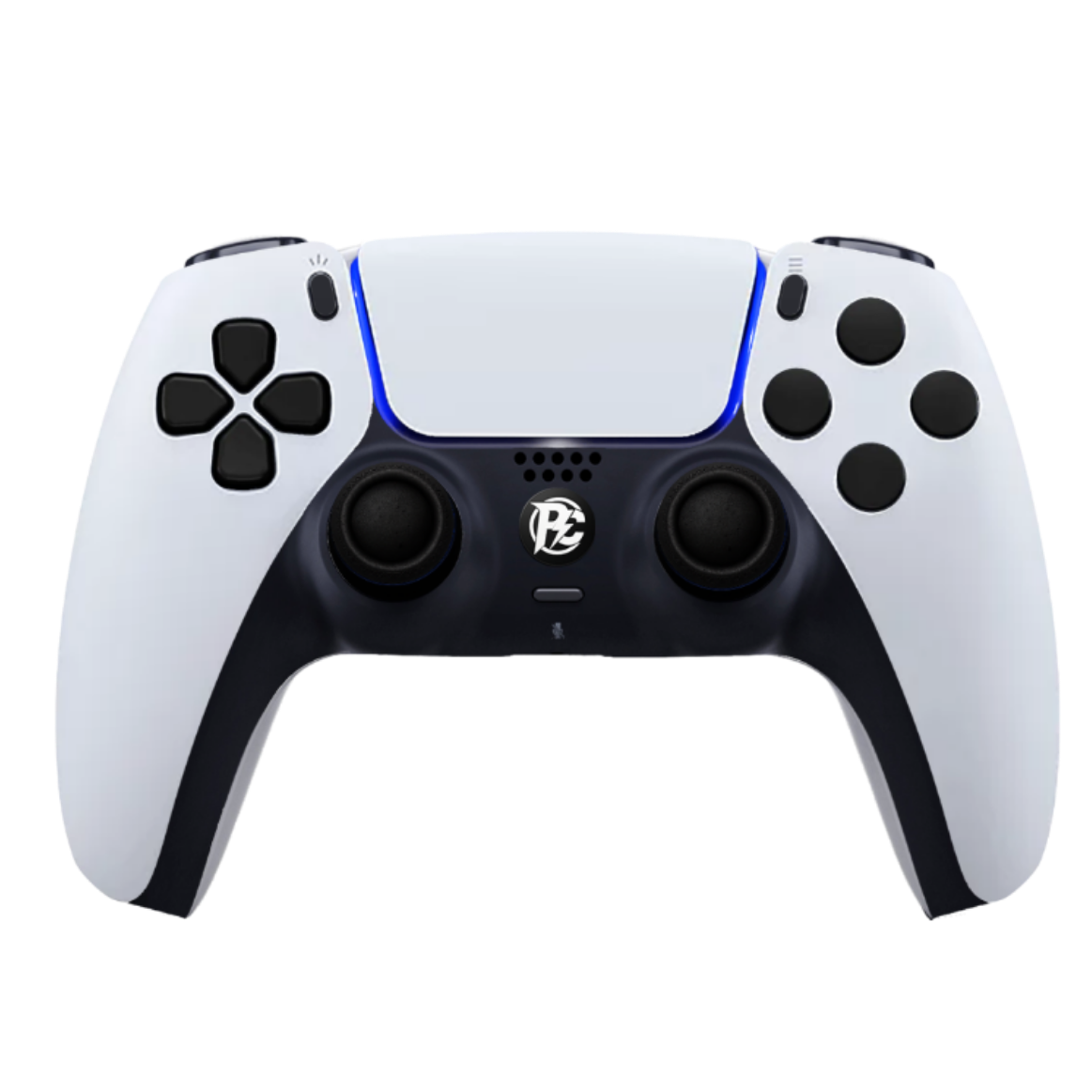 PS5 Custom Controller White weiß minimalistisch Vorderansicht